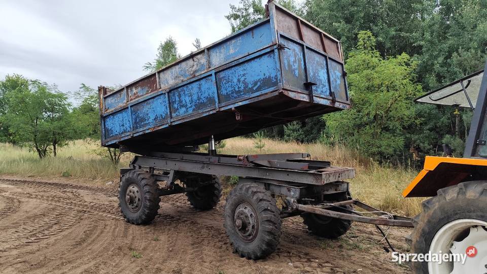 Przyczepa Wywrotka 3 stronna nieuszkodzony Przyczepy rolnicze Kotla