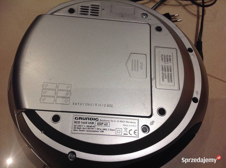 Radioodtwarzacz GRUNDIG RCD 1445 USB Nowa Sól
