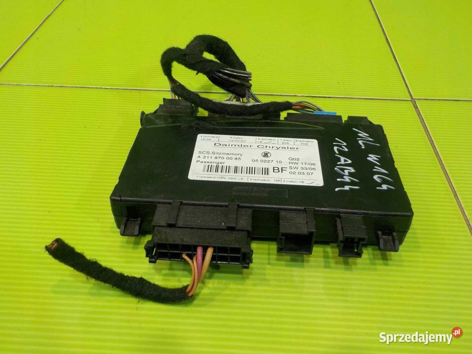 MERCEDES ML II W164 07r modul fotela lewy przod