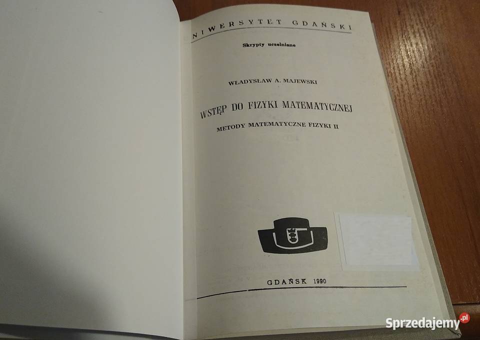Wstęp do fizyki matematycznej metody