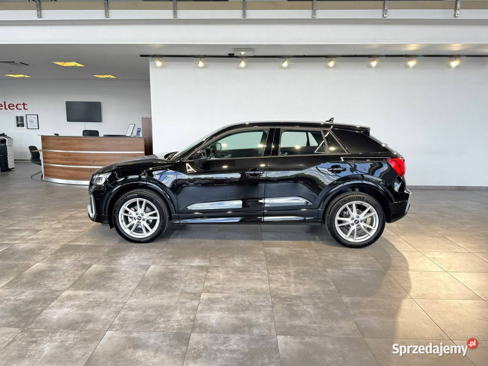 Audi Q2 Sline 35TFSI 150 Stronic 2024 r salon I wielofunkcyjna kierownica Myślenice