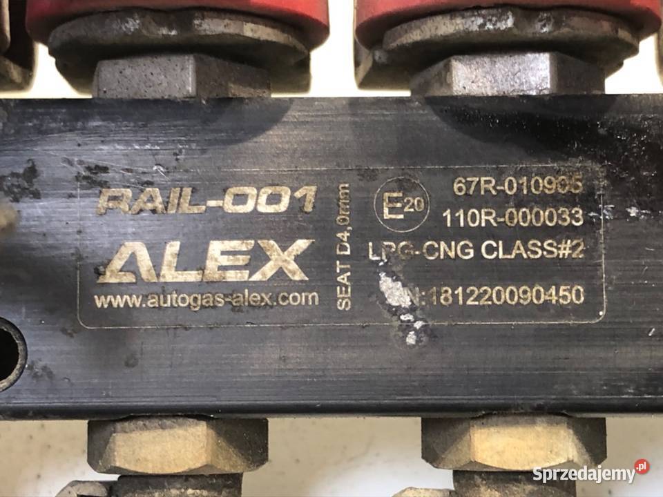 WTRYSKI DO GAZU LPG ALEX WTRYSK GAZU GAZOWY sprzedam