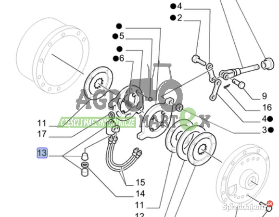 81866484 E9NN2N448AB E9NN2N448AA CYLINDEREK Wichrów