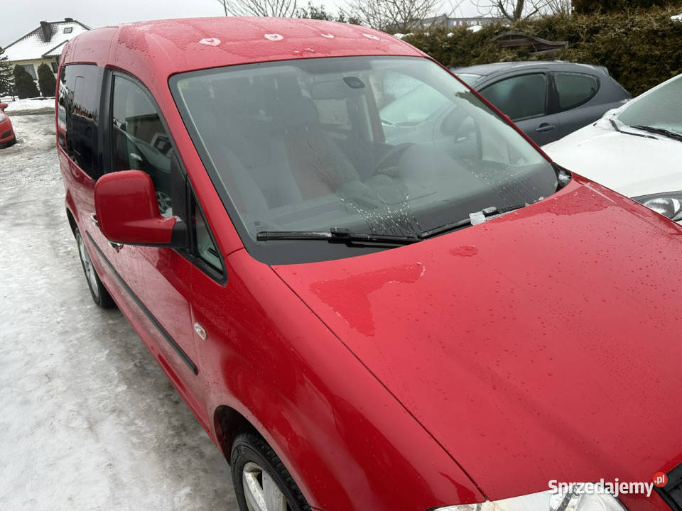 Volkswagen Caddy 20 TDI 7 miejsc podwójne drzwi światła przeciwmgielne pomorskie Wejherowo sprzedam