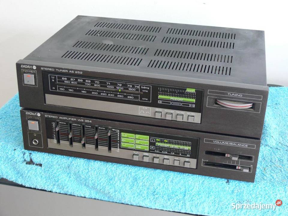 Polski wzmacniacz i tuner Diora WYSYŁKA