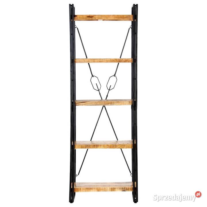 vidaXL 5poziomowy regał na książki 60x30x180 Regały
