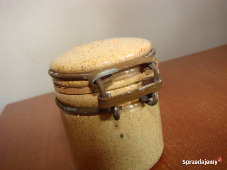 stara porcelitowa solniczka Pozostałe pomorskie Pruszcz Gdański