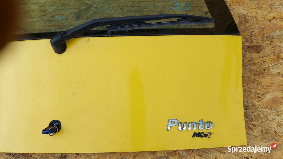 TYLNA KLAPA BAGAŻNIKA TYŁ SZYBA FIAT PUNTO II 2 Rudziniec sprzedam