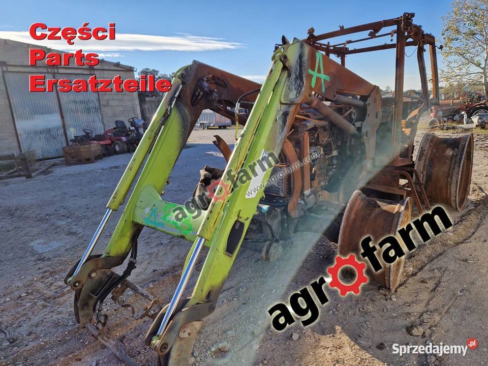 Claas Axos 340 części skrzynia biegów silnik oś Byków
