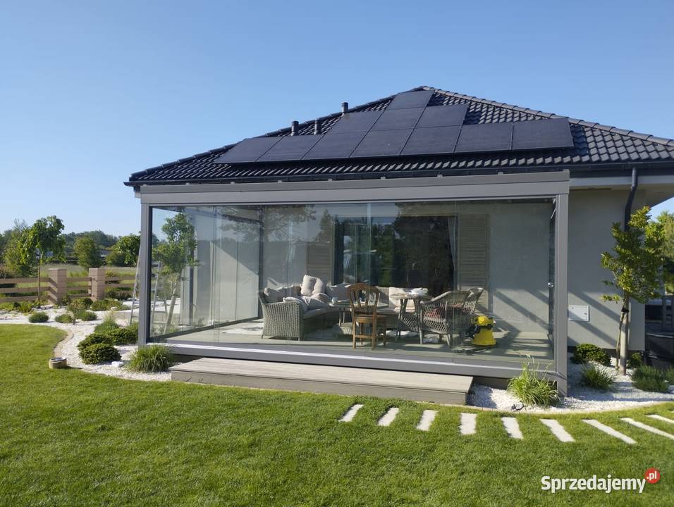 szklane ogrody pergole zadaszenia tarasowe Chojnice sprzedam
