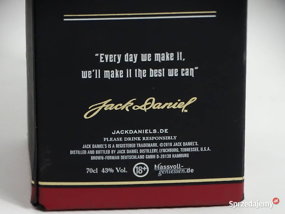 Pudełko Kartonik Jack Daniels Legacy Edition 2 Biłgoraj