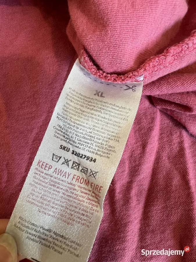 Tshirt koszulka bluzka z krótkim rękawem różowy Jasło