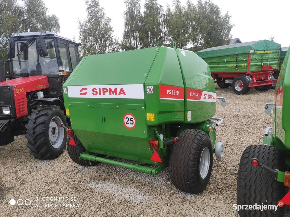 Prasa rolująca Sipma 1221 1211 FARMA PLUS 1225 Rolujące (belujące) Kozenin