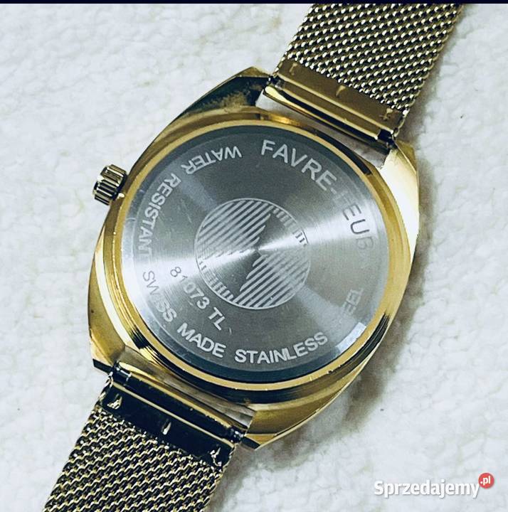 Piękny klasyczny FAVRE LEUBA GENEVE Vintage lata Męskie kujawsko-pomorskie Grupa