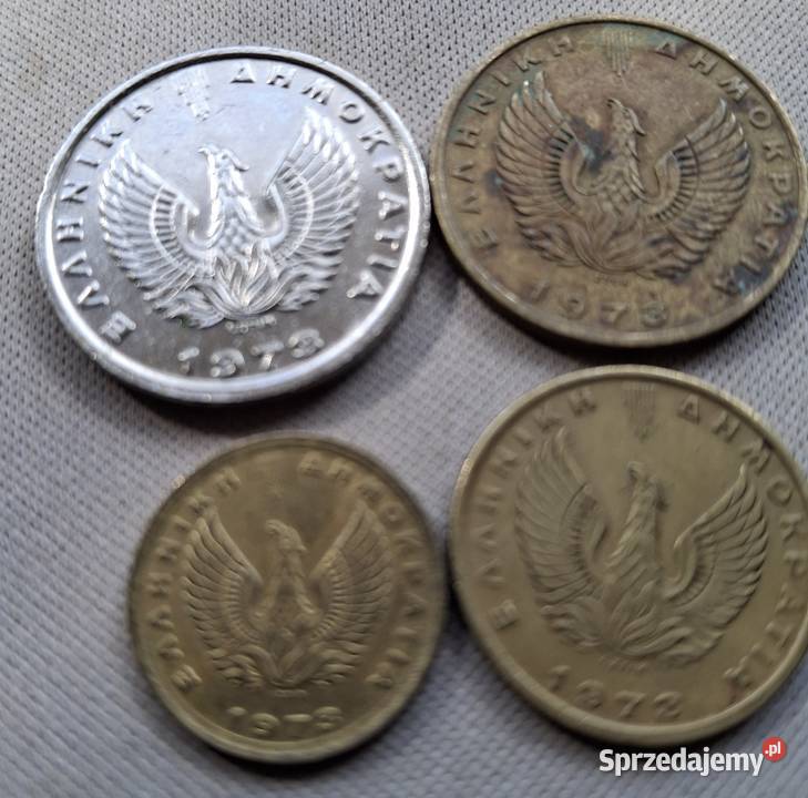 GRECJA4 SZTUKI 1973 r JUNTASOWA ATEŃSKA Legionowo