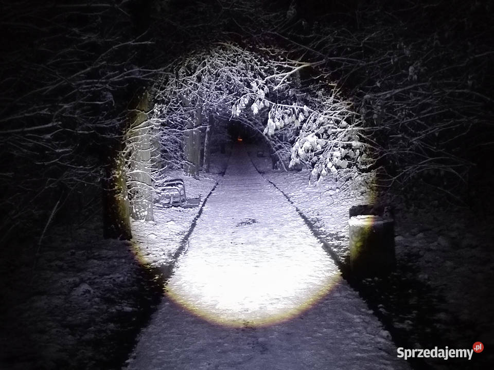 Latarka taktyczna Kensun KS008 Orange z LCD Turystyka Łódź