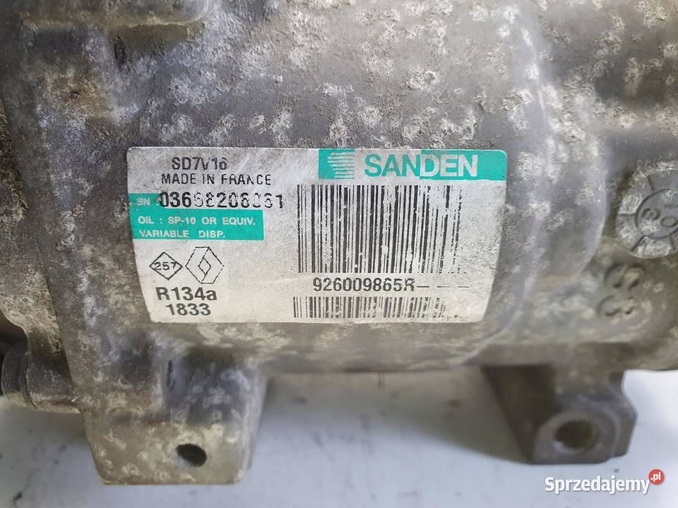 SPRĘŻARKA KLIMATYZACJI Nissan Qashqai 15 DCI lubelskie Chełm