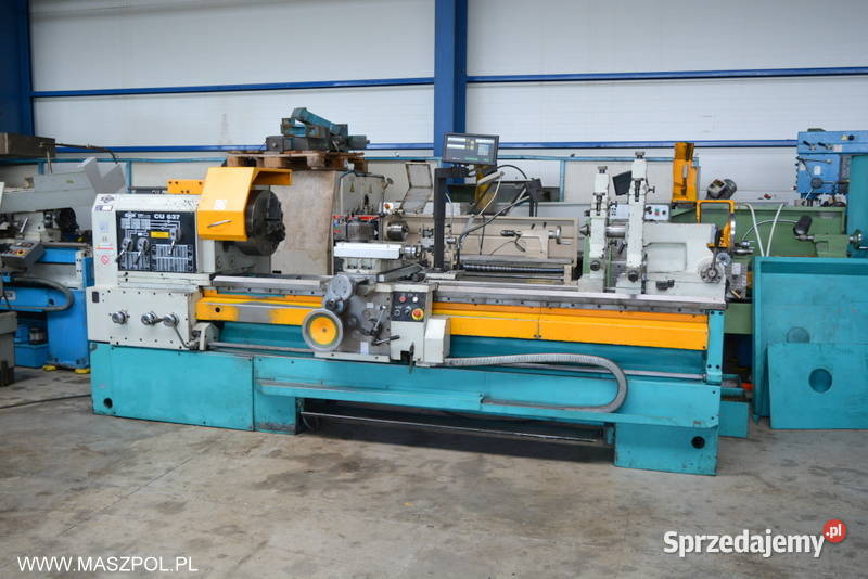 Tokarka CU 637 x 2000 ZMM SLIVEN 2004 WRZECIONO Głowno