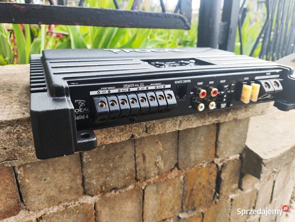 Wzmacniacz samochodowy 4 kanałowy Focal Solid 4 Niegowonice