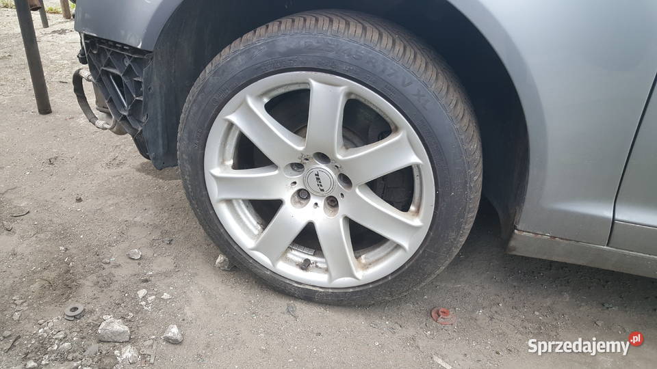 Alufelgi felgi koła 17 5x112 z zimowymi oponami Mrągowo sprzedam