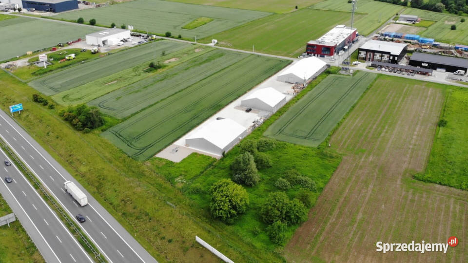 Działka usługowa 749m2 węźle A4 72m Sprzedaż Targowisko