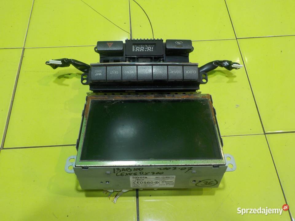 LEXUS RX300 II 30 B 04r wyswietlacz 8611048270 Panele sterowania, przełączniki mazowieckie Suków