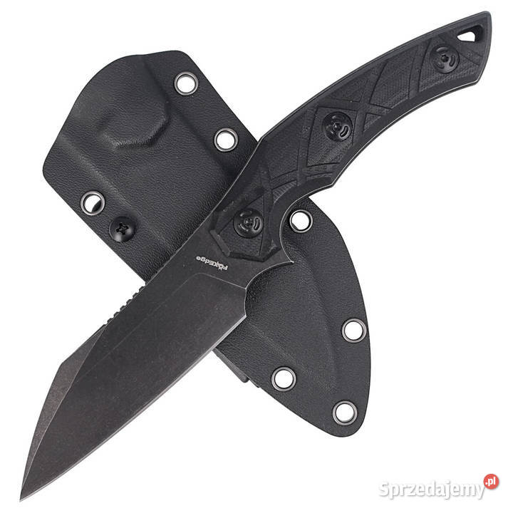 Nóż FoxEdge Lycosa 1 Black G10 Black Stonewashed Turystyka mazowieckie Warszawa