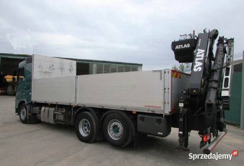 Skrzyniowy skrzynia z tylnym dzwigiem 6x2 Volvo Skrzynie Warszawa