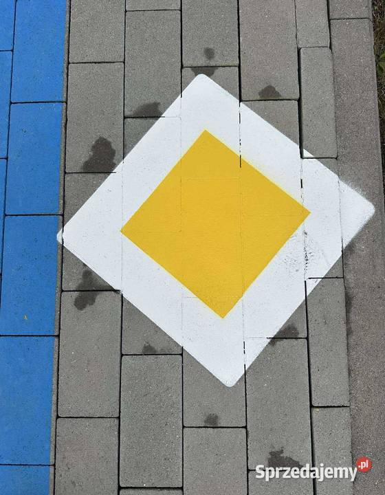 Mini znaki drogowe malowane to pomoc dydaktyczna Poznań