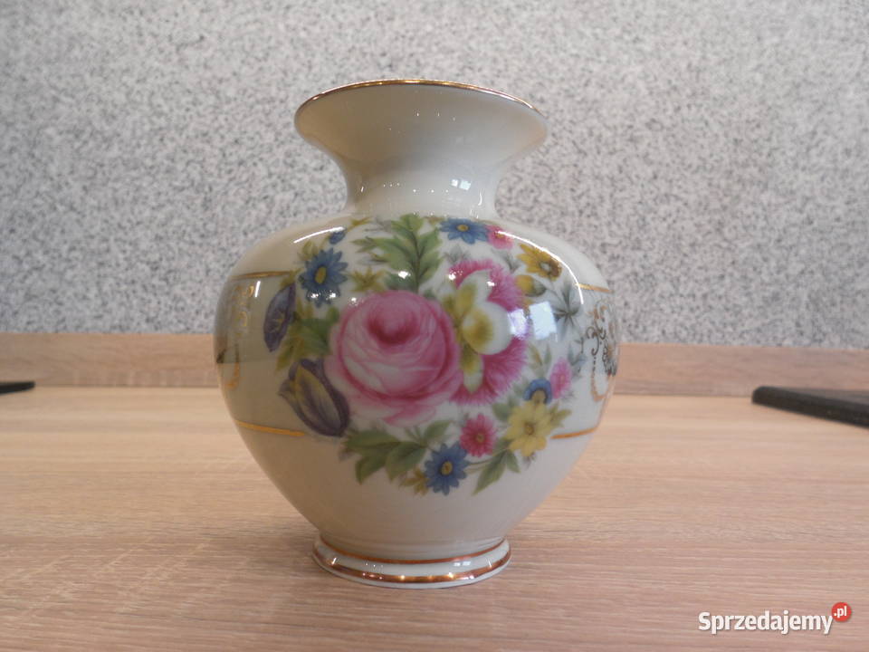 Porcelanowy wazonwazonik ecru JOHANN HAVILAND Raszków