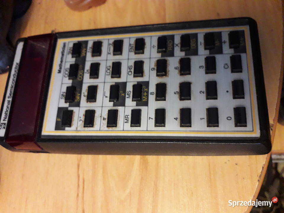 Zabytkowy kalkulator LED naukowy National Warszawa