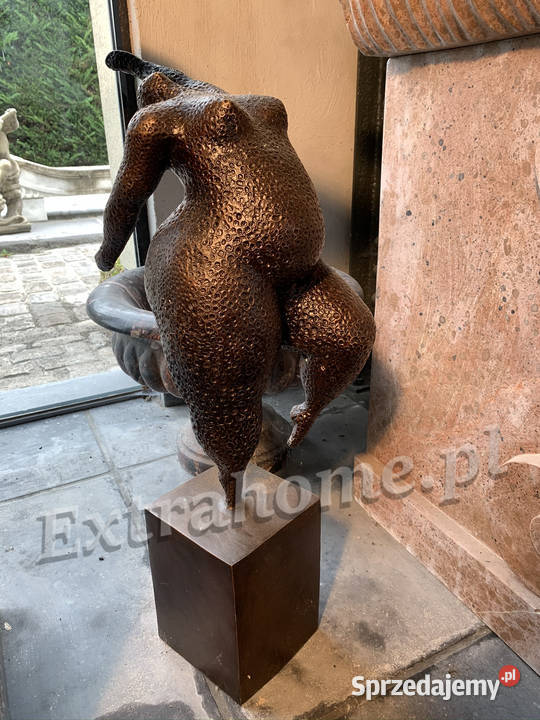 OBSERWUJ Niedźwiedź figura z brązu H200 Katowice