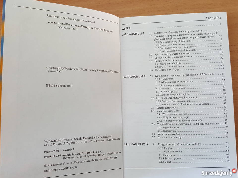 KSIĄŻKA Laboratorium komputerowe wielkopolskie Złotniki