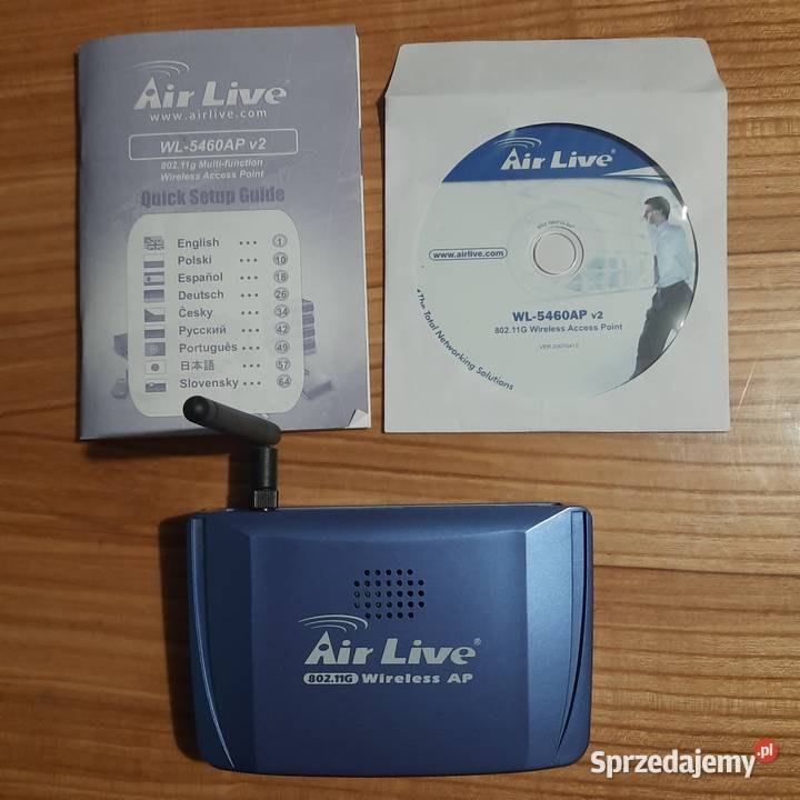 AirLive WL5460AP kąplet z płytką zasilaczem Wieliczka
