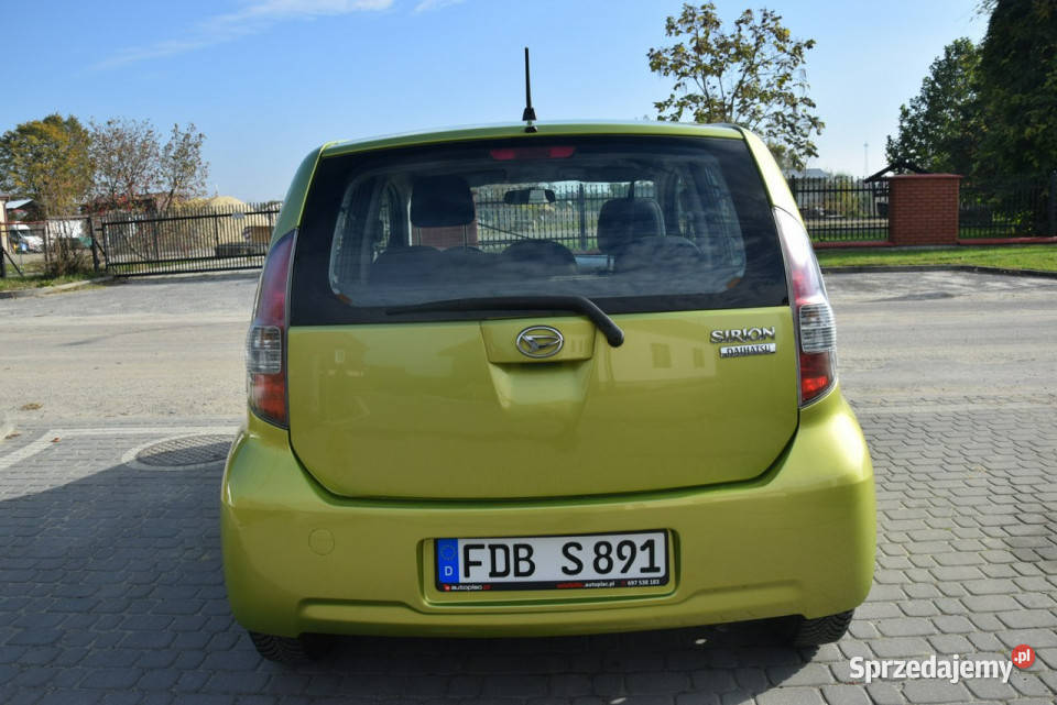 Daihatsu Sirion 13B Automat Yaris 2008r Klima Majdan Sieniawski