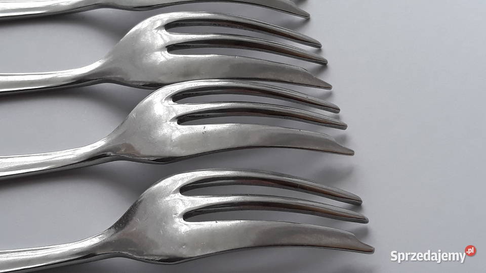 Widelczyki deserowe BAKELIT Gerlach sztućce PRL śląskie