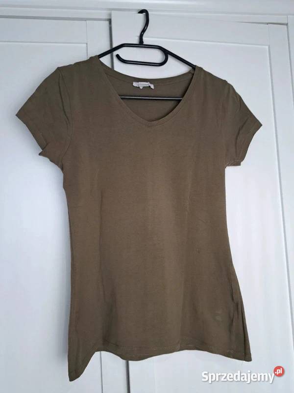 Khaki Tshirt Amisu L idealny do przeróbek na Trąbki Wielkie sprzedam