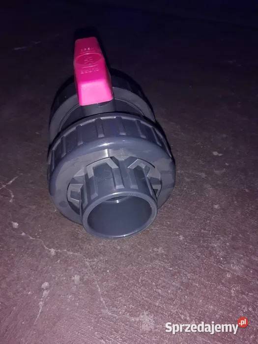 Zawór kulowy basenowy fi 75 mm KWKW Zawory Żagań