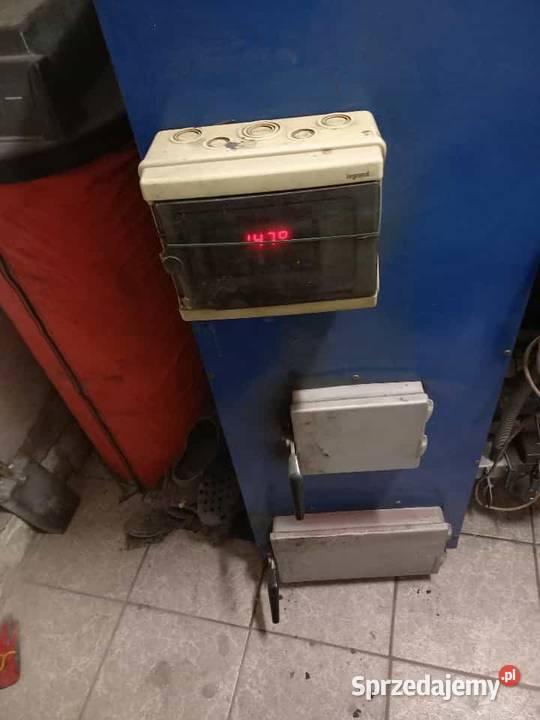 piec ekogroszek z bojlerem i osprzętem części Łowicz sprzedam