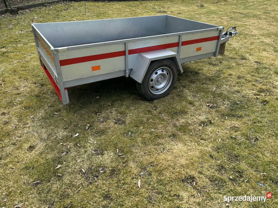 przyczepka samochodowa sprawna chamowana Do samochodów osobowych Andrychów sprzedam