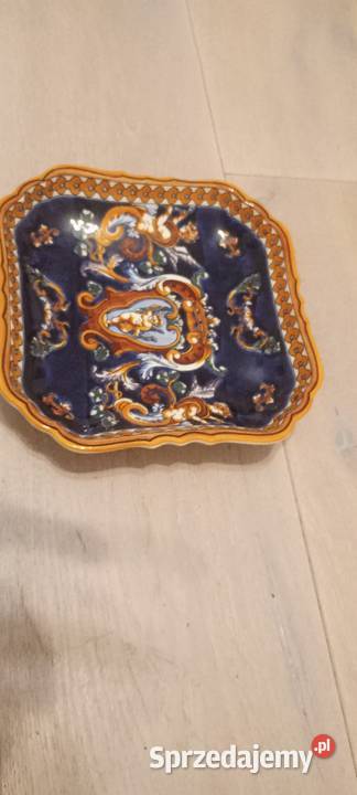 Patera talerz dekoracyjny Gien Francja Budzyń