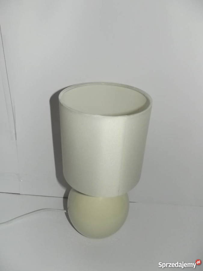 LAMPKA CERAMICZNA NOCNA STOŁOWA 27 BEŻOWA beżowy Częstochowa
