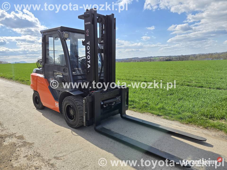 Wózek widłowy TOYOTA 8FG50N udźwig 5 TON maszt Lędziny