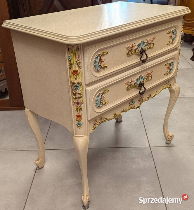 Piękna komoda ludwikowska ecrusklep Dąbrowa Dąbrowa Górnicza sprzedam