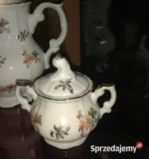 Serwis Miniaturka dzieci Z wazą i talerzykami Gdańsk