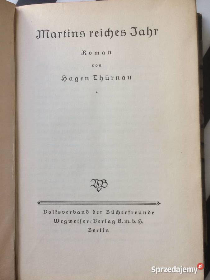 3607 Martins Reiches Jahr Antykwariat zachodniopomorskie Szczecin