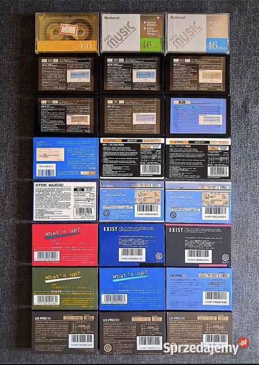 KASETA SONY DENON TEAC MARANTZ NATIONAL TDK BASF 3 i więcej Giżycko
