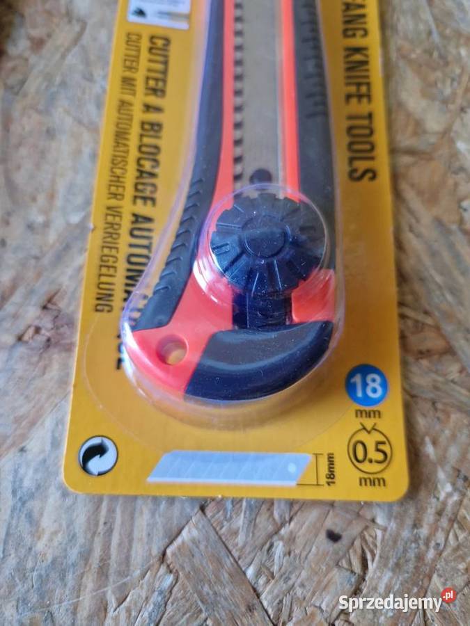 Nożyk do tapet 18mm plastikowa rękojeść Noże i ostrza Głogowa