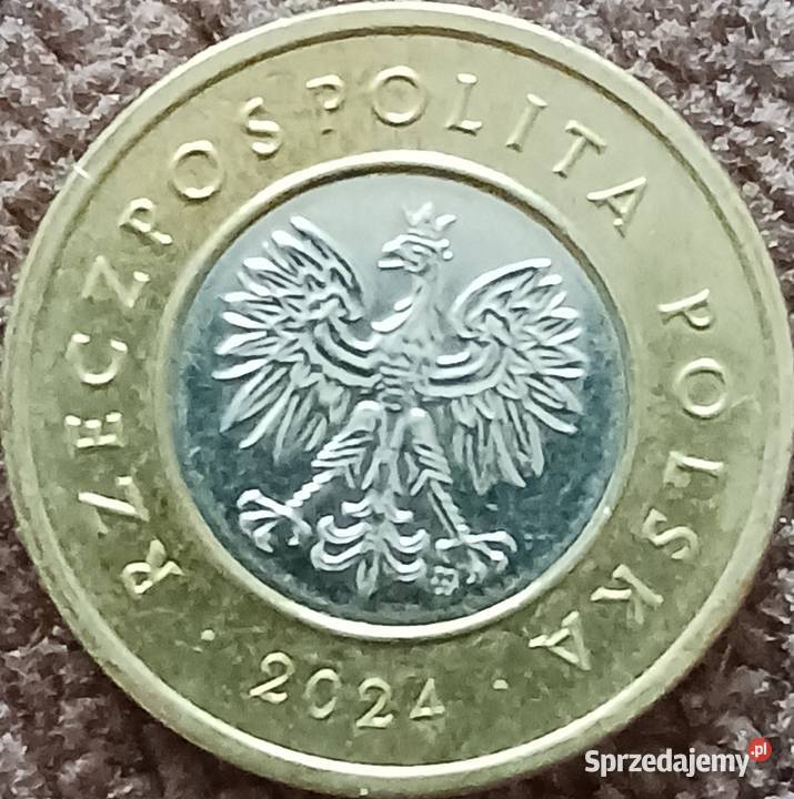 2 Złote 2024 r Destrukt około mennicze Konin