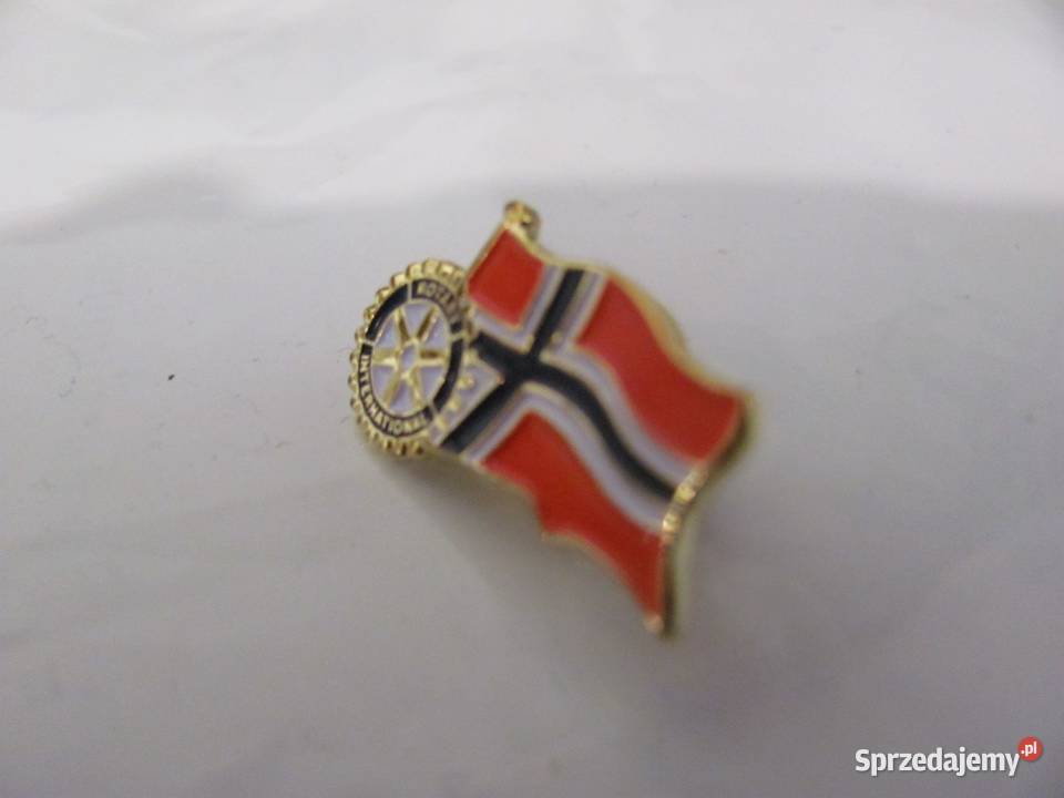 Rotary international przypinka Norwegia NORWEY lubelskie Zamość